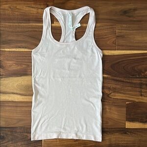 Lululemon Athletica light pink Fitted Sleeveless Tank Top